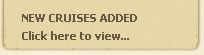 New Cruises Added