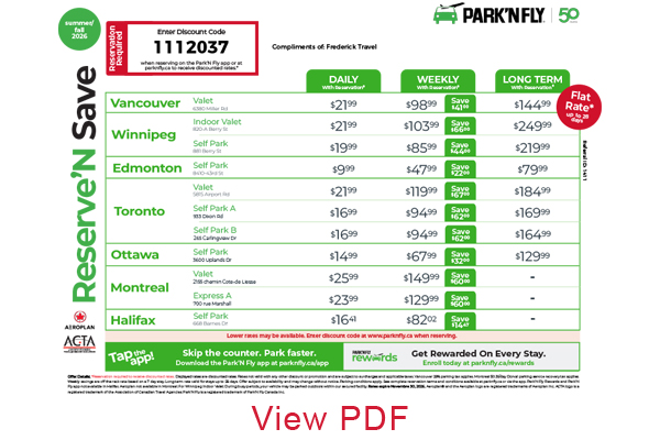 Park n Fly Offer