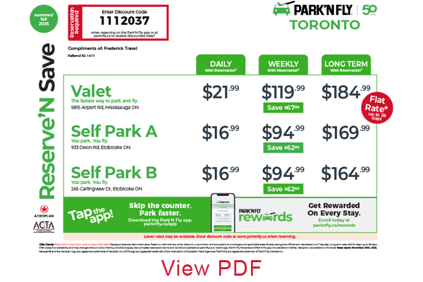 Park n Fly Offer