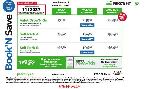 Park n Fly Offer