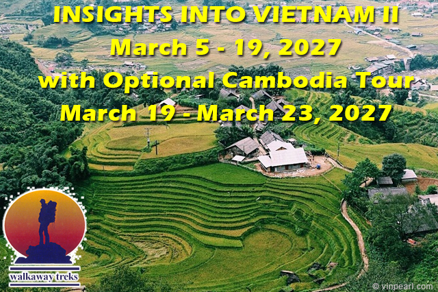 Walkaway Treks: Walking Tour in Vietnam March 5-19 2027